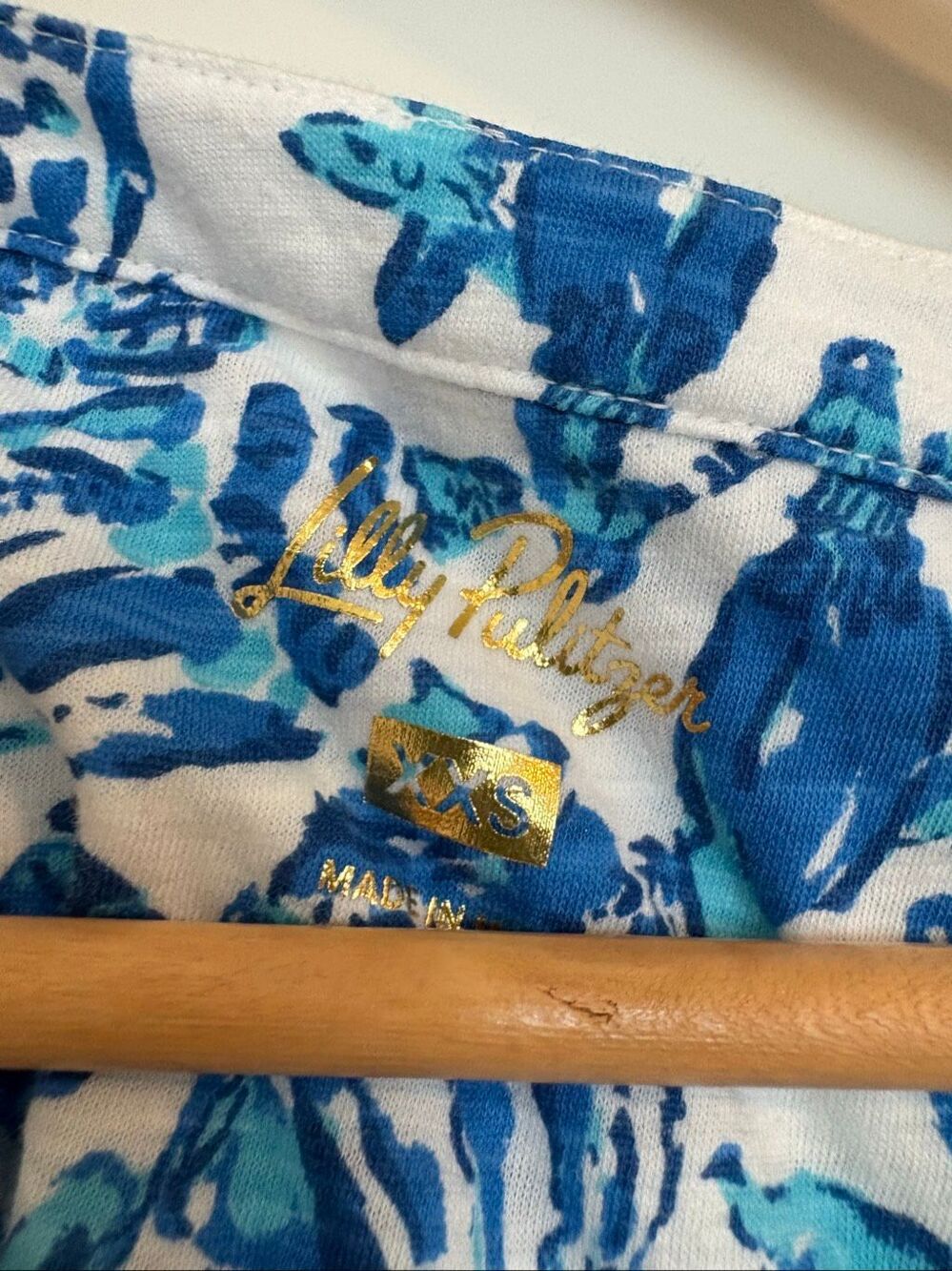 Lilly Pulitzer Dev Top In Shell Collector Size XXS - Picture 5 of 6